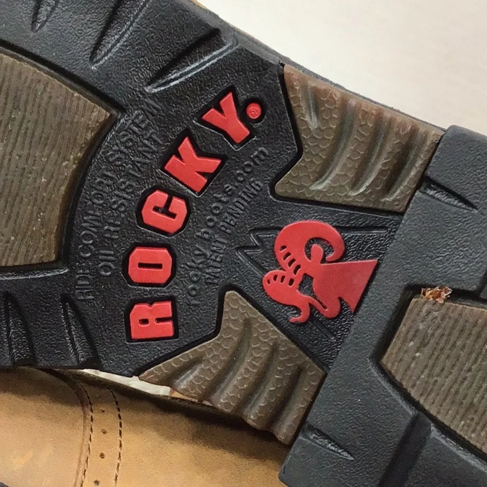 Rocky men’s Branson leather ride comfort boots